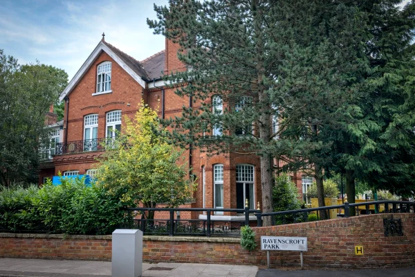Abbey Ravenscroft Park Nursing Home - A beautiful Tudor-style building with a warm, welcoming atmosphere
